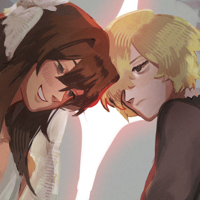 ArtFight 2025 - sillysahar's OCs: Seong-Min & Tuesday